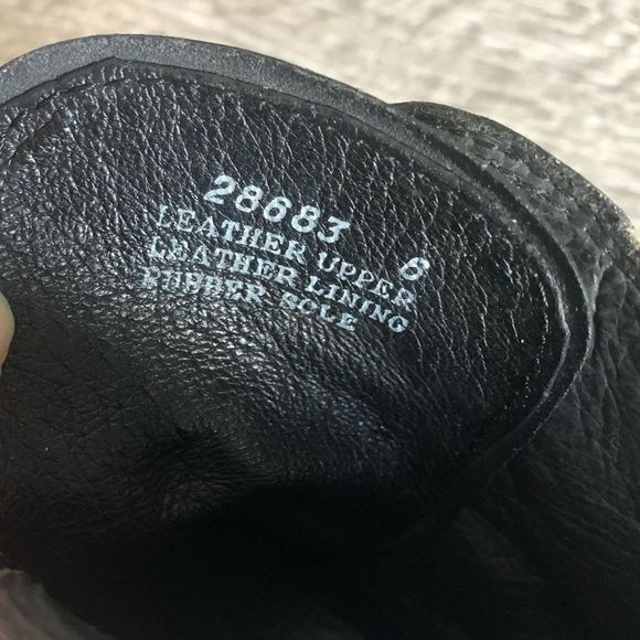 JCREW distressed cracked leather combat boot - Picture 4 of 7